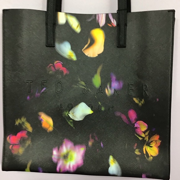 Ted Baker Seacon Faux Leather Floral Tote Bag - Picture 7 of 7